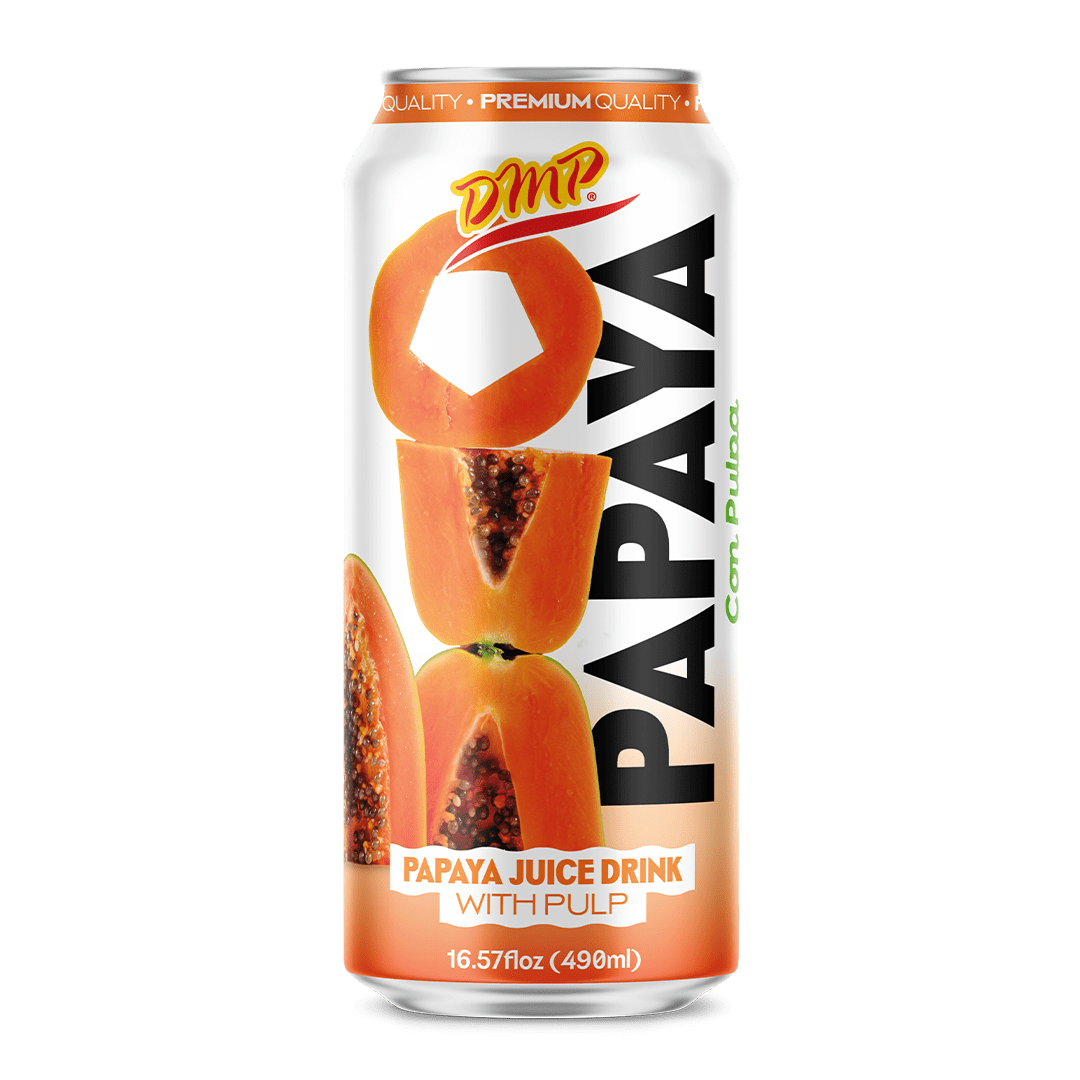 De Mi Pais Canned Papaya Fruit Juice 12-PACK