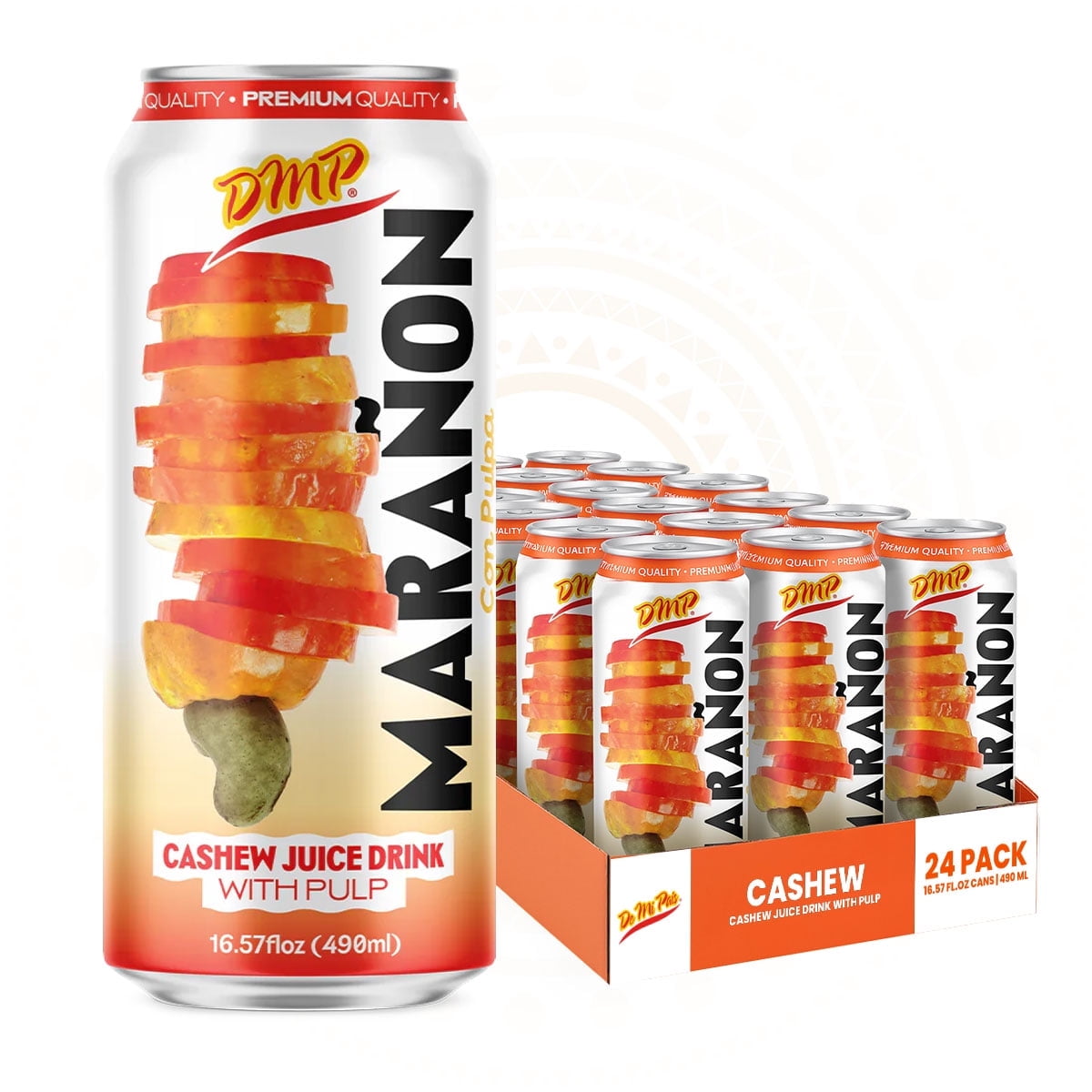 De Mi Pais, Canned Juice, 16.57 Fl Oz, 6-Pack with Pulp & Fruit