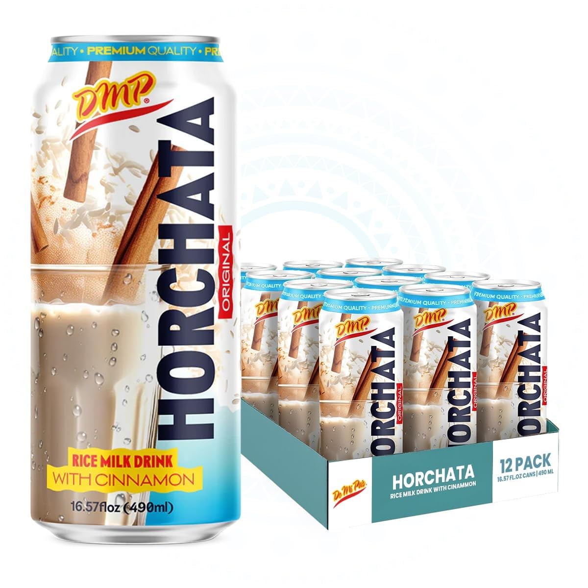 De Mi Pais Horchata Rice Milk Drink with Real Cinnamon, Creamy ...