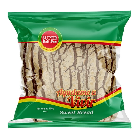 De Mi Pais Rice Semita Bread 300gr / Super Deli Pan Ayudame a Vivir 11oz 12-PACK