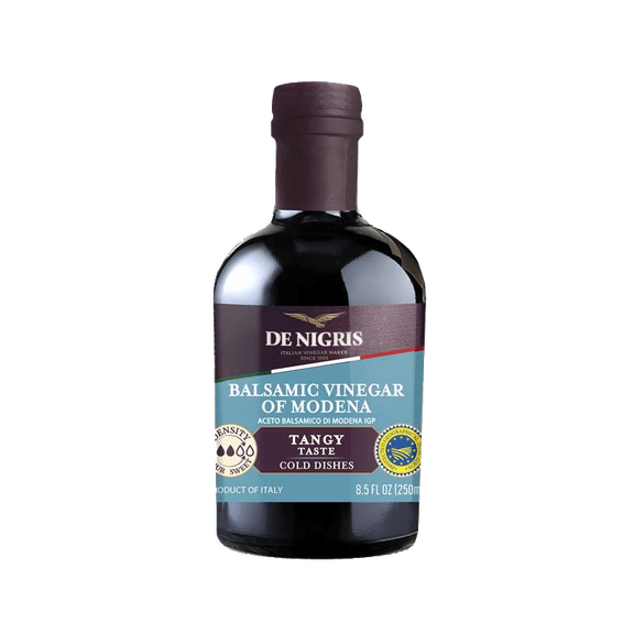 De Nigris Tangy Flavor Balsamic Vinegar of Modena PGI, 8.5 oz