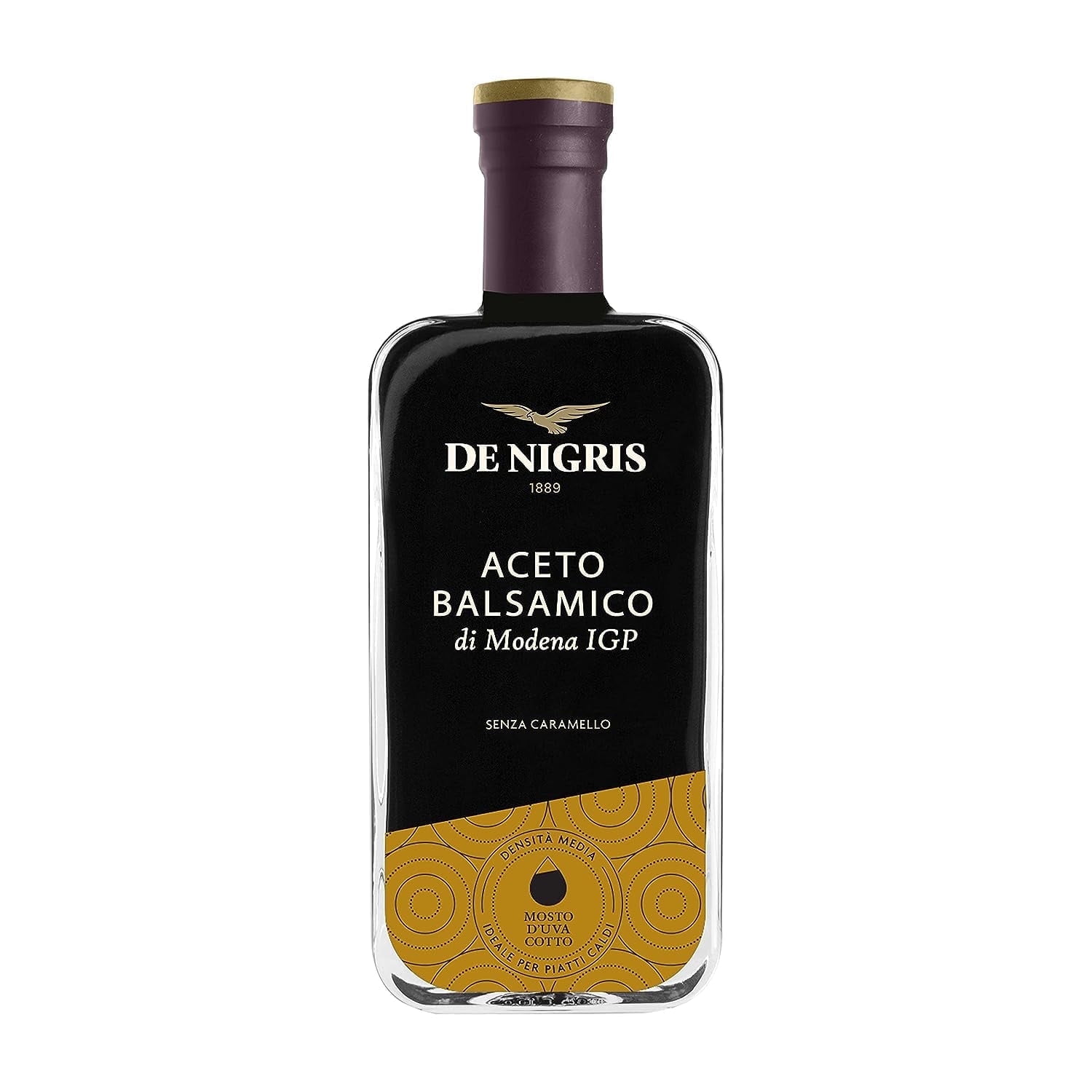 De Nigris balsamic vinegar of Modena Excellence Line Gold Eagle, 8.5 fl oz (250 ml)