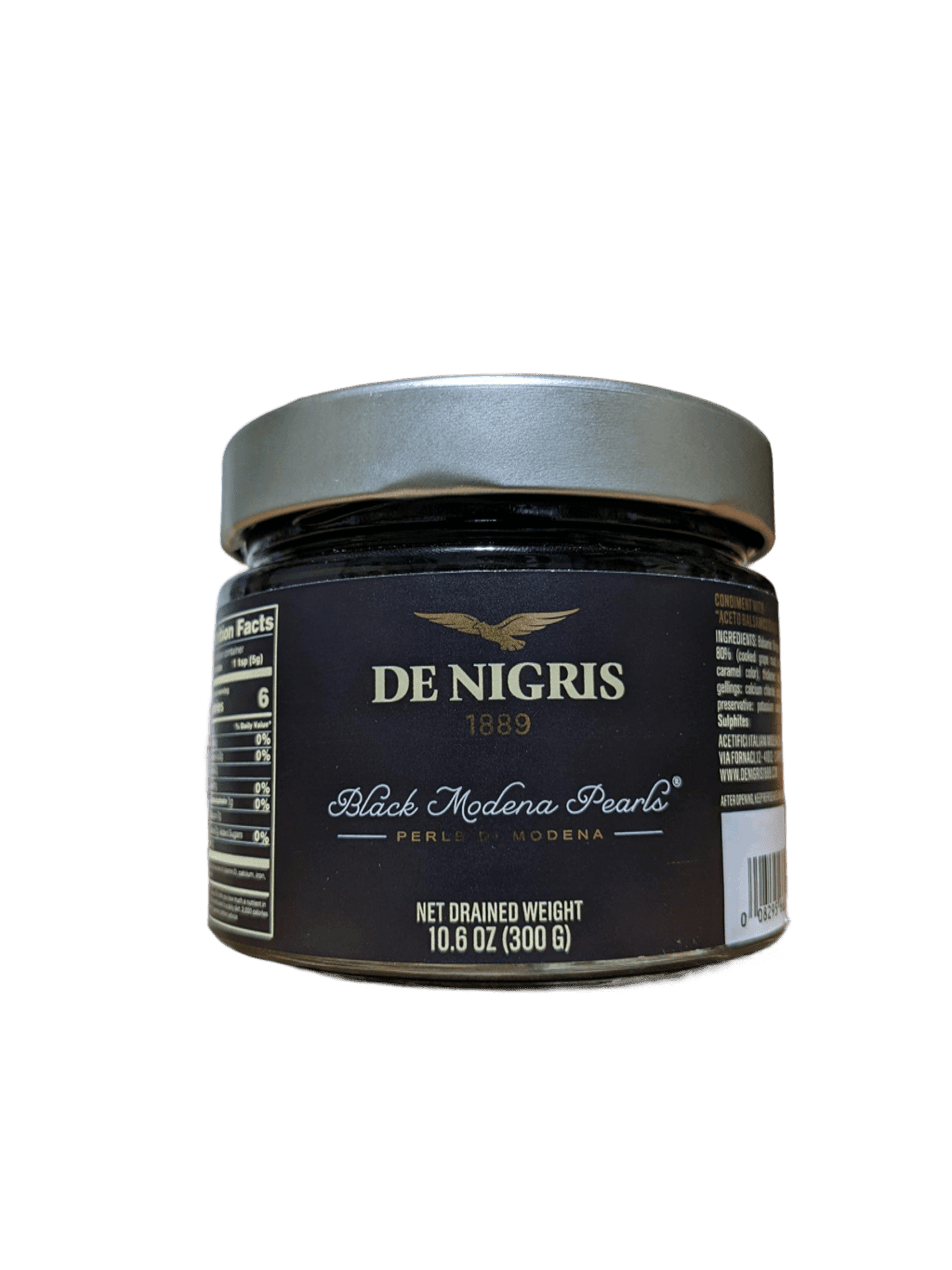 De Nigris Black Modena Pearls - Gourmet Balsamic Vinegar Pearls