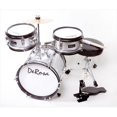 thumbnail image 1 of De Rosa DRM312-SL 12 in. Kids Children Drum Set in Silver - 3 Piece Set, 1 of 1