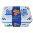 thumbnail image 1 of De Ruiter Holiday Dutch Spiced Speculaas Windmill Cookies Tin, 15.8 oz, 1 of 5