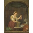 thumbnail image 1 of De Ruyter The Kitchen Maid Portrait Painting Extra Large XL Wall Art Poster Print, 1 of 3
