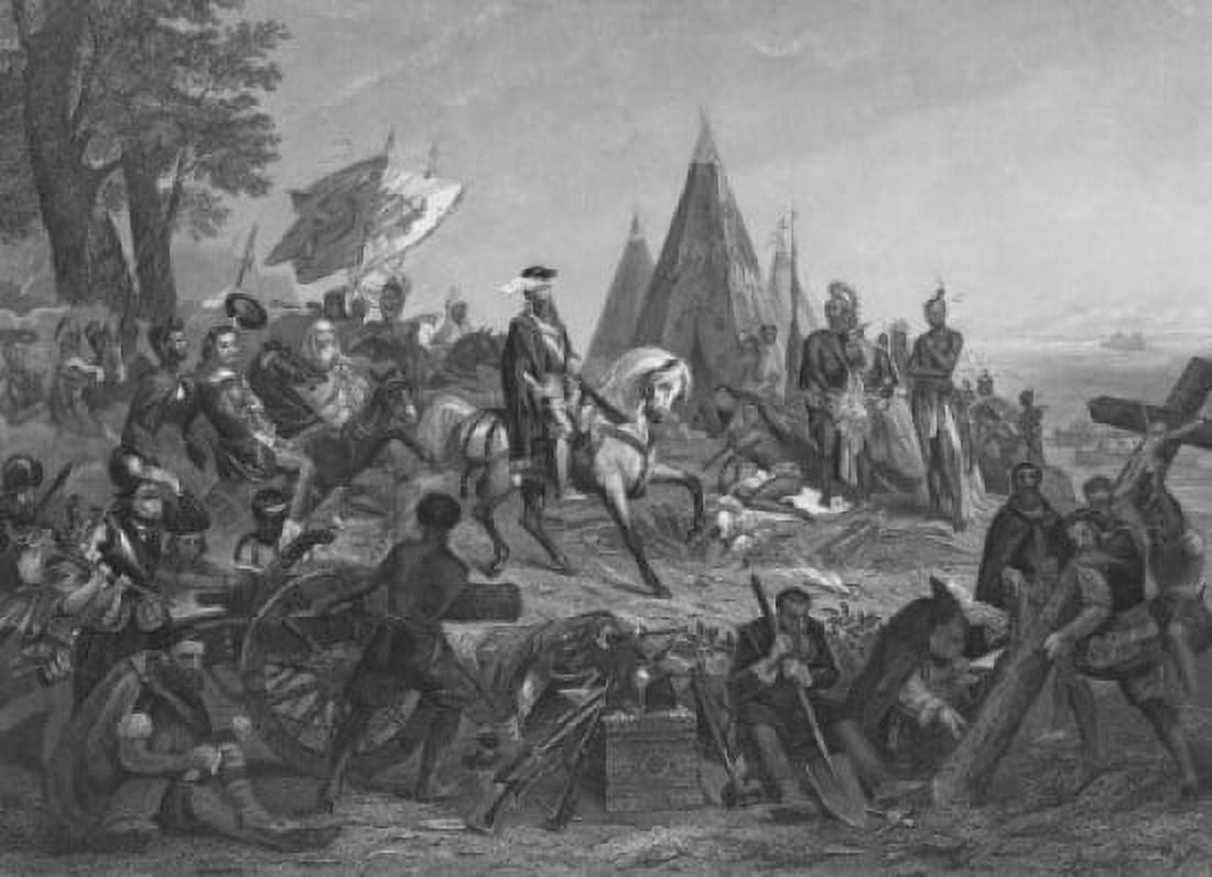 De Sotos Discovery Of The Mississippi Artist Unknown Engraving Canvas Art - (18 x 24)