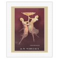 thumbnail image 1 of De St. Marceaux - French Champagne - Vintage Advertising Poster by Erik c.1935 - Fine Art Rolled Canvas Print 16in x 20in, 1 of 4