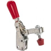 De-Sta-Co 200 Lb Holding Capacity, Vertical Handle, Manual Hold Down Toggle Clamp 65  Handle Movement, 105  Bar Opening, U-Bar, Straight Base, Electro-Plated Zinc, Carbon Steel