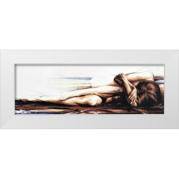 De Villiers , Antoine 24x11 White Modern Wood Framed Museum Art Print Titled - Essential Self