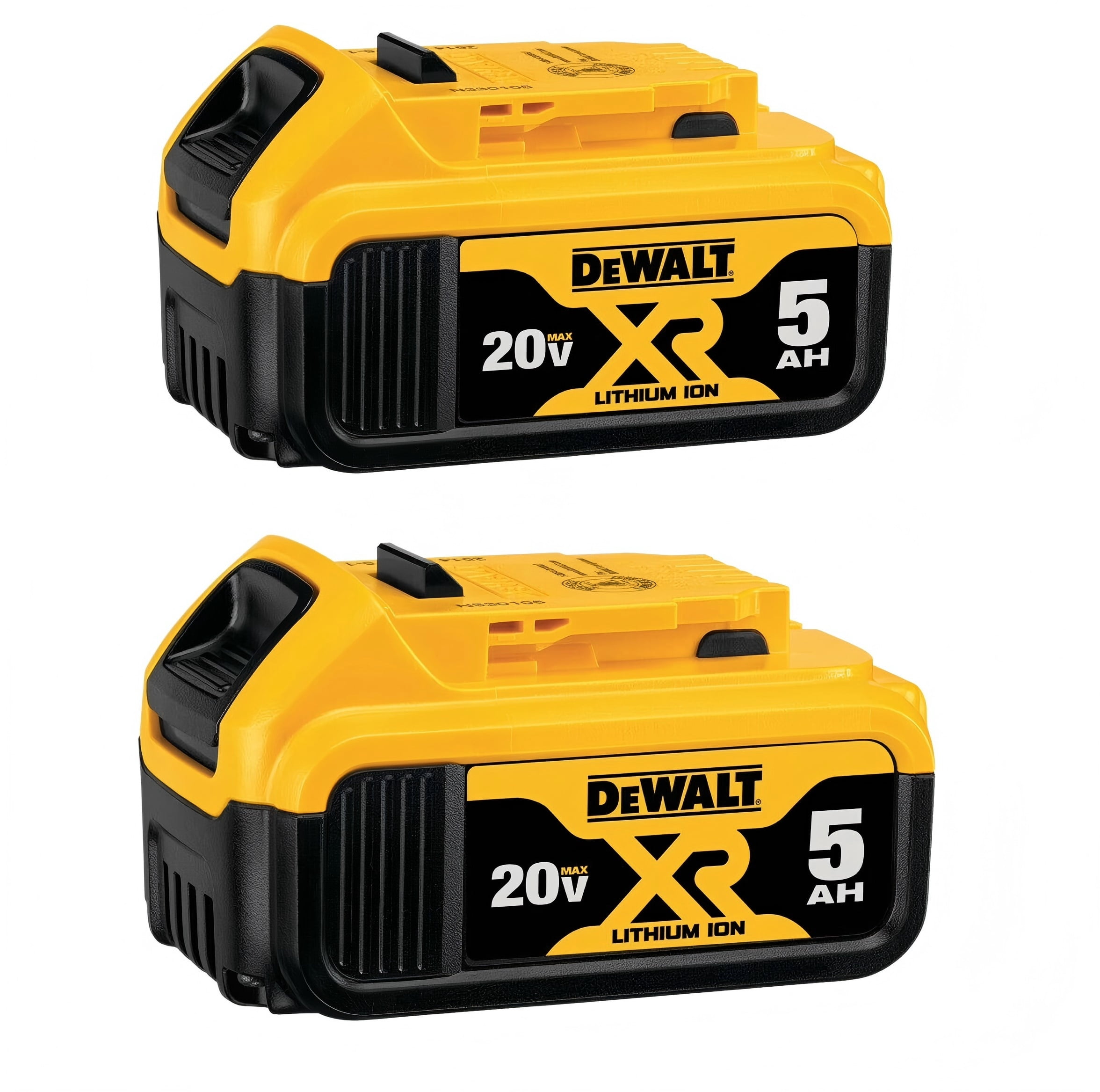 De-Wat 20V MAX 5 Ah Lithium Ion Battery 2-Pack (DCB205-2)
