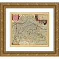 thumbnail image 1 of De Wit 29x26 Gold Ornate Wood Framed with Double Matting Museum Art Print Titled - Bavaria Region Germany - De Wit 1688, 1 of 4
