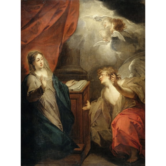 De Wit Annunciation To Virgin Extra Large XL Wall Art Poster Print