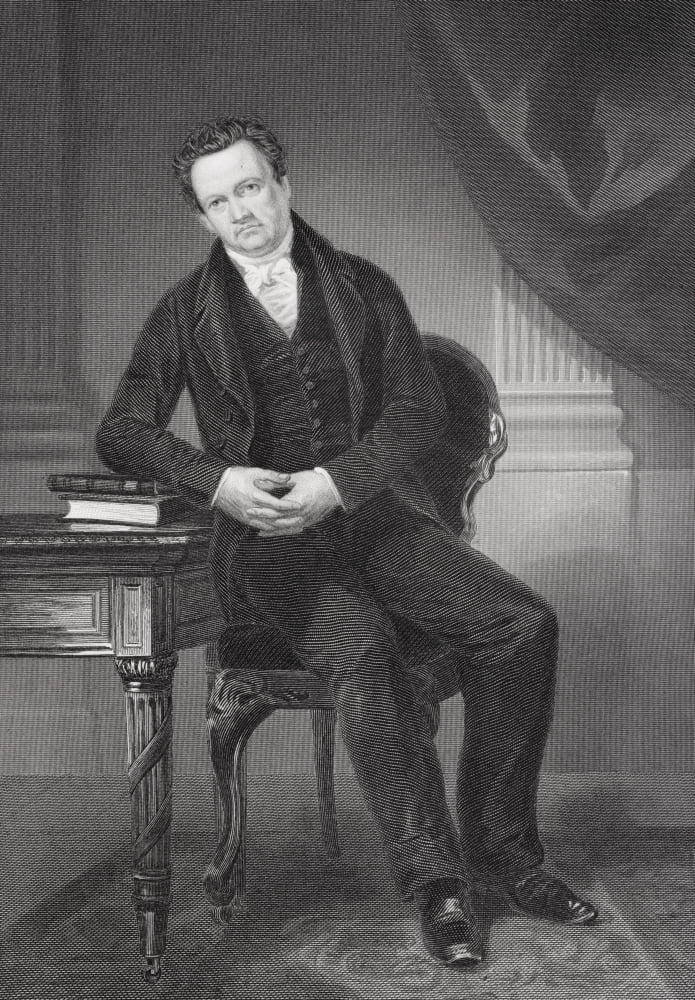 De Witt Clinton 1769-1828 American Politician From Painting By Alonzo Chappel Canvas Art - Ken Welsh Design Pics (11 x 17)