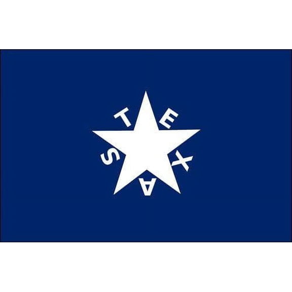 De Zavala Flag 3M Reflective sticker| pro Texan Historic Texas