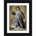 thumbnail image 1 of De Zurbaran, Francisco 13x18 Black Ornate Wood Framed with Double Matting Museum Art Print Titled - Museumist Child, 1 of 4