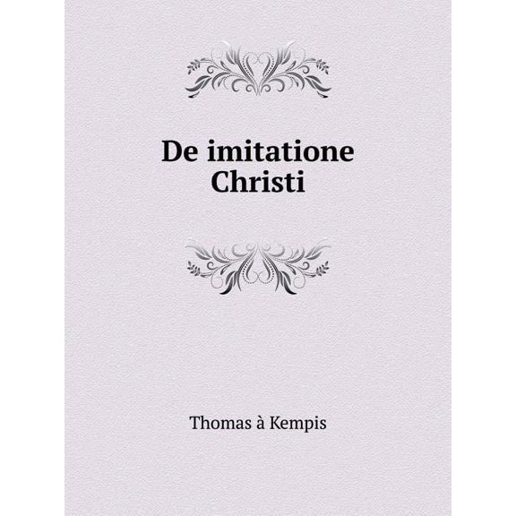 De imitatione Christi (Paperback)