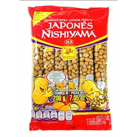 De la Rosa Nishimaya Cacahuate De La Rosa Estilo Japones Cocktail Japanese Peanuts 6ct