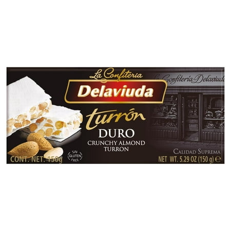 De la Viuda Crunchy Almond Turron, 5.25 oz