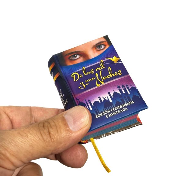 De las mil y una noches mini book 2.65" high hardcover 440 pgs full color ilustr