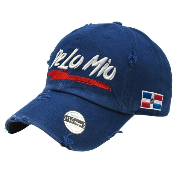 De lo mio embroidered logo Dominican Vintage Hat