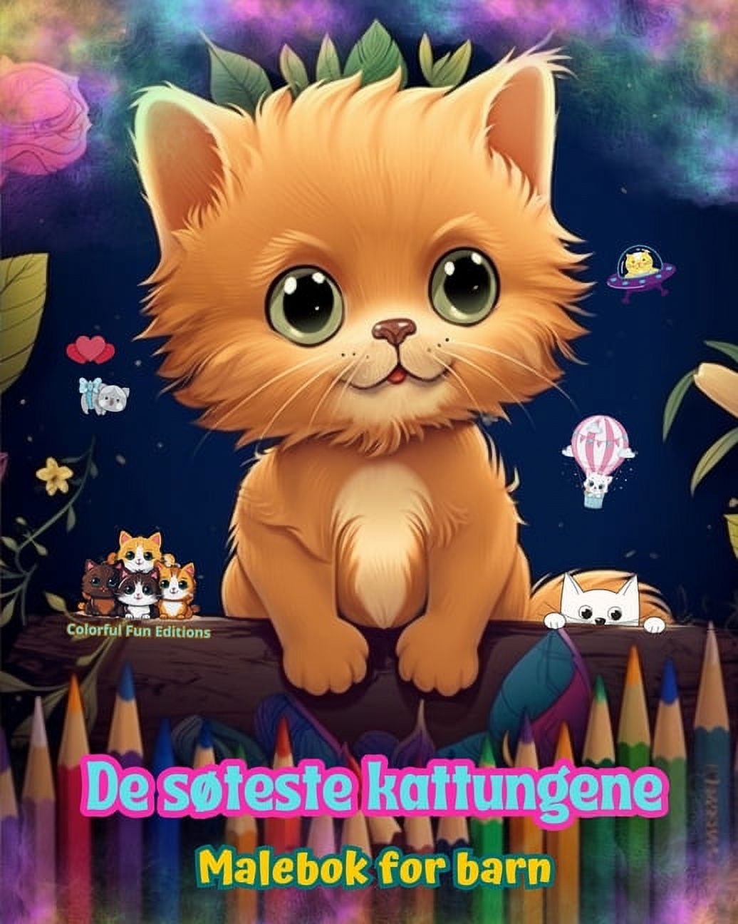 De sÃ¸teste kattungene - Malebok for barn - Kreative og morsomme scener ...