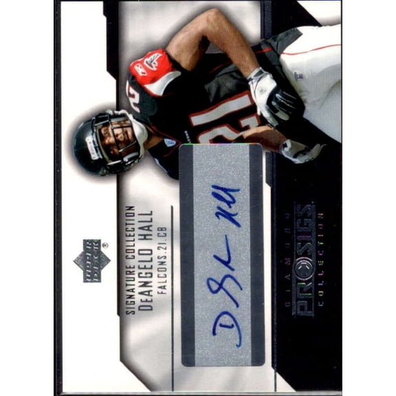 DeAngelo Hall Card 2004 UD Diamond Pro Sigs Signature Collection #SCDH