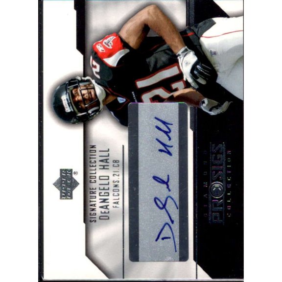 DeAngelo Hall Card 2004 UD Diamond Pro Sigs Signature Collection #SCDH