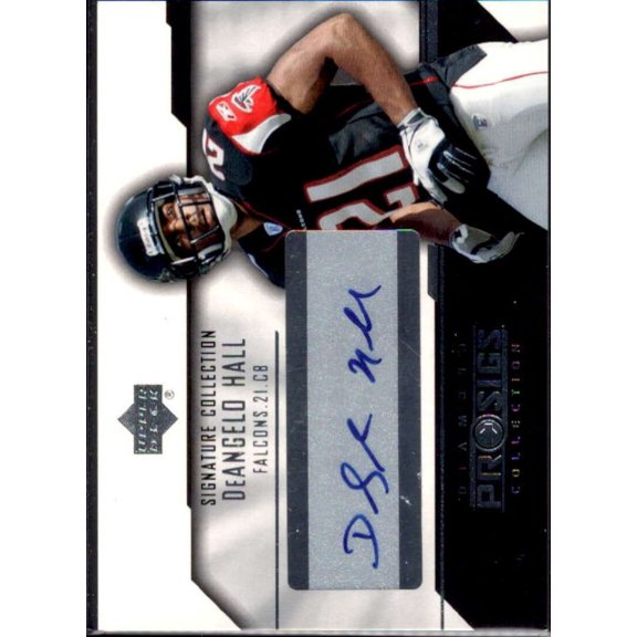 DeAngelo Hall Card 2004 UD Diamond Pro Sigs Signature Collection #SCDH