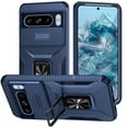 thumbnail image 1 of DeCase for Google Pixel 8 Pro Built-in Magnetic Rotation Ring Holder Stand Case,Slide Camera Lens Protection,Slim Magnetic Shockproof Anti-Scratch Non-Slip Drop Protection Case Cove,Blue, 1 of 8