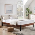 thumbnail image 1 of DeCoro Devon Full Metal Platform Bed Frame | Durable Steel Frame & Wood Slat for Long-Lasting Comfort | Sturdy Mattress Foundation | No Box Spring, Easy Assembly, Space-Saving | Full, 1 of 8