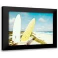 thumbnail image 1 of DeFreitas, Michael 14x12 Black Modern Framed Museum Art Print Titled - Punta Morena Beach, 1 of 5