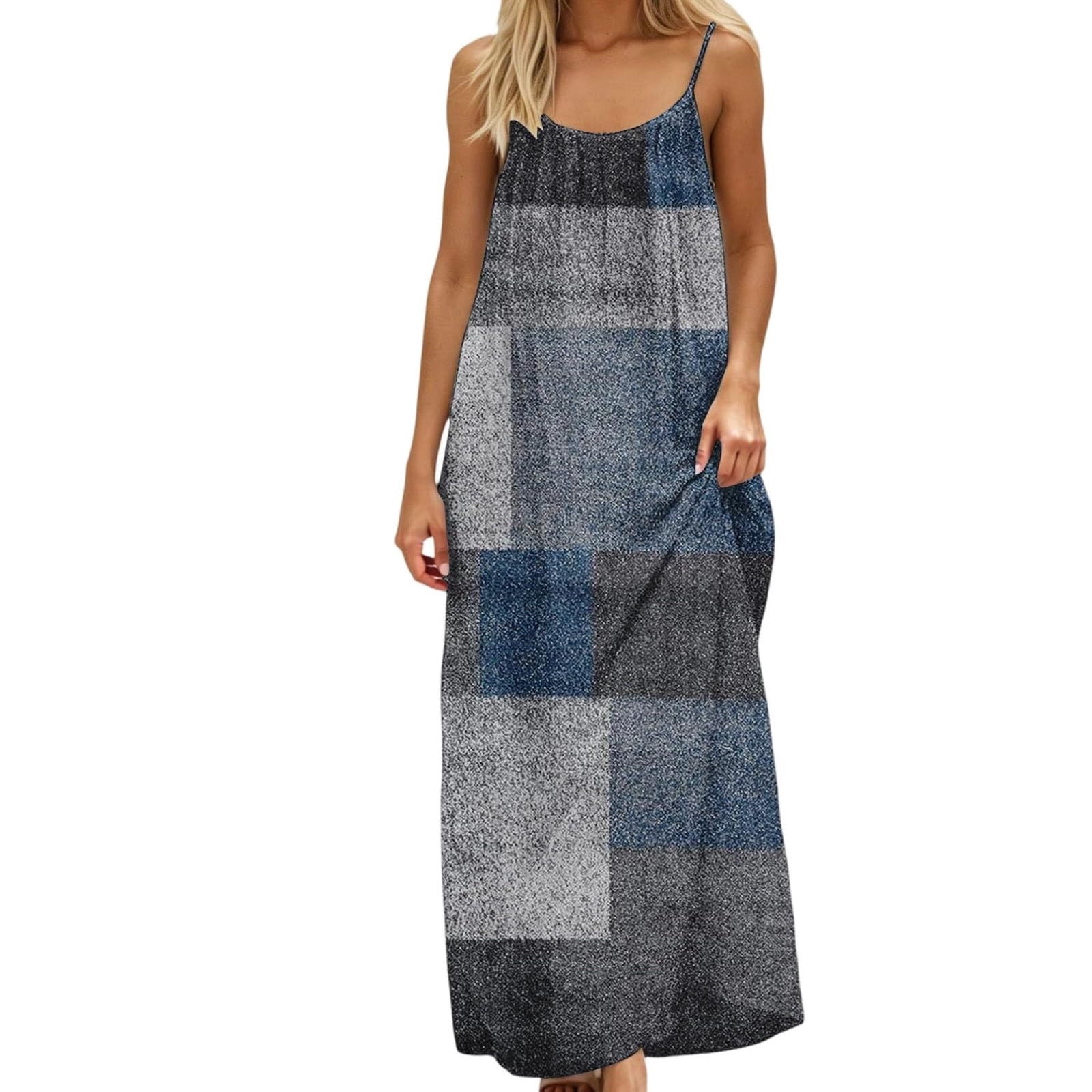 DeHolifer Backless Cami Dresses for Women Summer Sleevelesss Long Open — free download