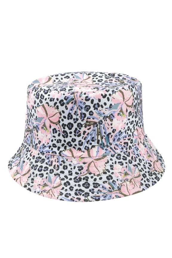 Bucket Hat Cap for Women Summer Sun Protection Fashion Flower Tie Dye Outdoor Sun-hat Fisherman Bucket Hat Cap