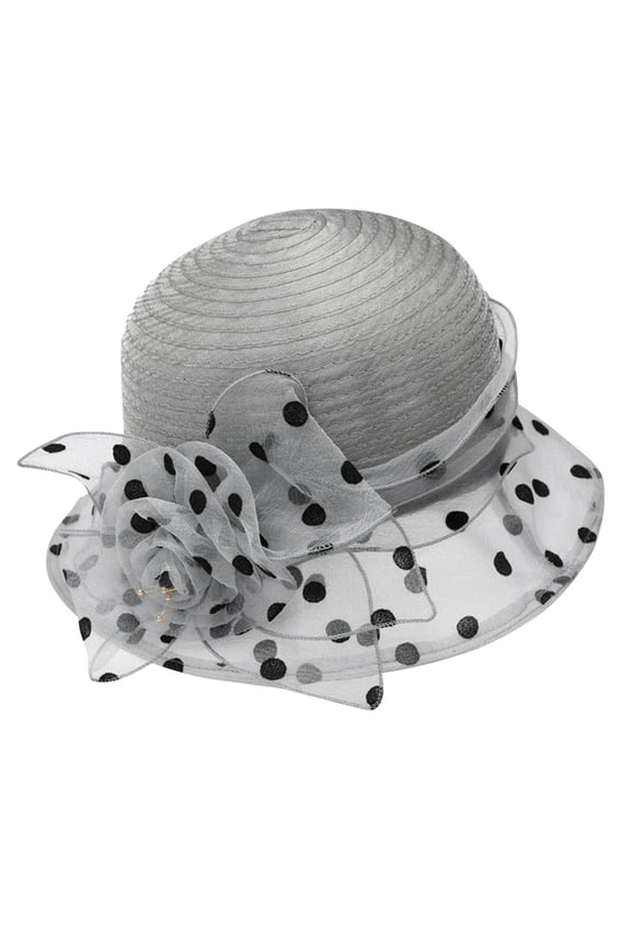 Flower Straw Hat for Women & Girls Summer Sunshade Hat Mesh Foldable Knitted Sun Hat Beach Hat UV Protection