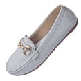 thumbnail image 1 of DeHolifer Ladies Casual Shoes Sandblasted Round Toe Flat Shoes with Soft Sole, 1 of 8