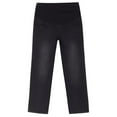 thumbnail image 1 of DeHolifer Maternity Jeans for Women Over Belly Comfy Pull On Straight Leg Casual Stretchy Denim Mom Jeans Pregnancy Pants Black 3XL, 1 of 8
