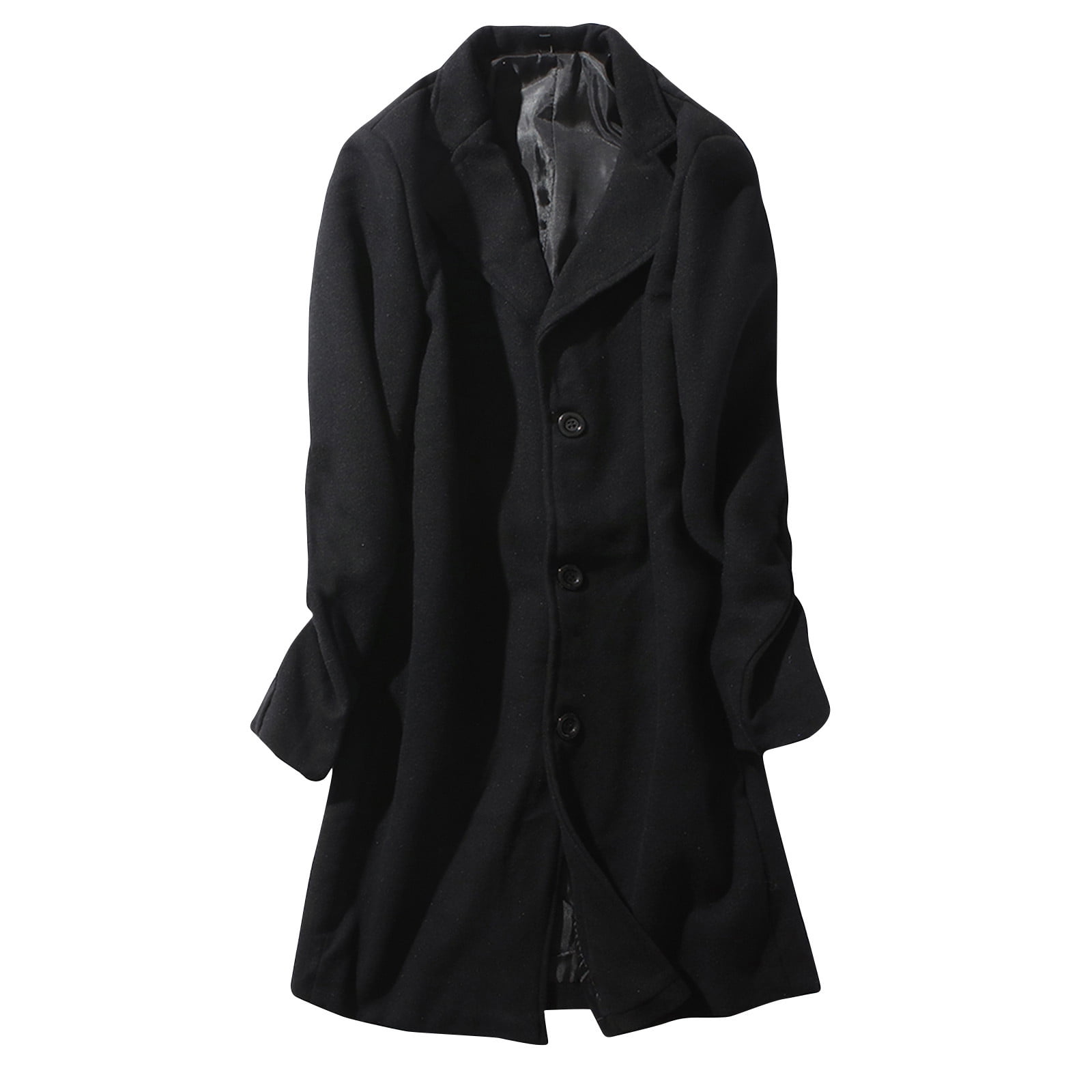 YODETEY Winter Men Slim Stylish Trench Coat Double Breasted YODETEY Winter Men Slim Stylish Trench Coat Double Breasted