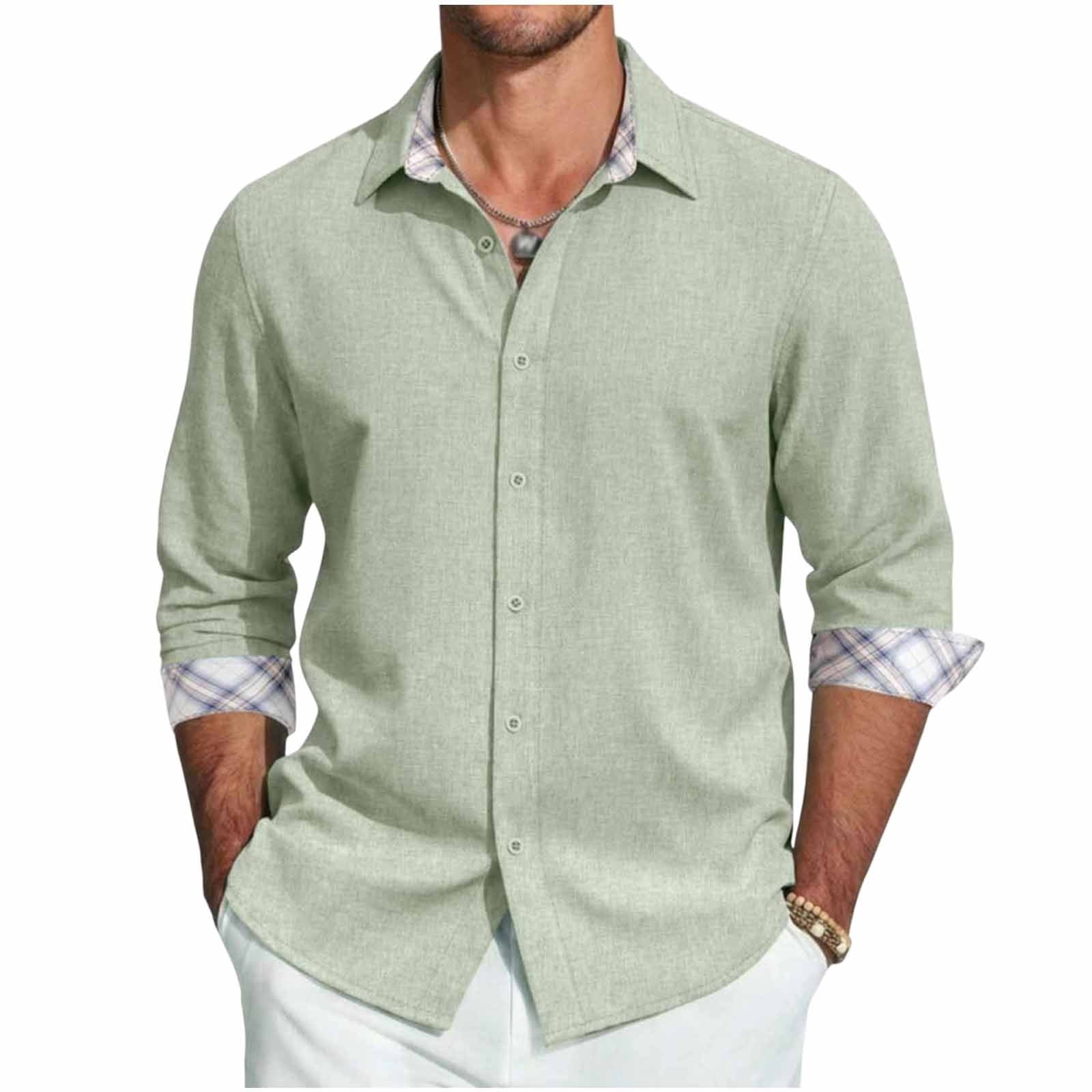 plus size dress shirts mens 4XL-M High Elasticity Seamless Men Long Sleeve Top Qu – Top Super Deals comfy and stylish in this Performance Dress Long Deholifer Men's Shirts Plus Size