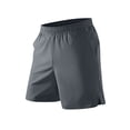 thumbnail image 1 of DeHolifer Men's Shorts Plus Szie Solid Color Quick Dry Workout Running Active Shorts with Pockets Dark Gray S, 1 of 6