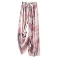 thumbnail image 1 of DeHolifer Pants for Women Cotton Floral Printed Elastic Casual Wide Leg Summer Full Length Pants with Pocket Multicolor Free Size, 1 of 5