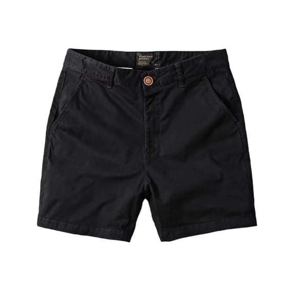DeHolifer Stretch Woven Shorts for Women Elastic High Waist Summer Lightweight Casual Solid Shorts with Pockets Black M