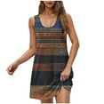 DeHolifer Summer Dresses for Women 2025 Beach Vacation Sleeveless T