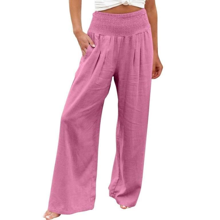 https://i5.walmartimages.com/seo/DeHolifer-Wide-Leg-Yoga-Pants-for-Women-Loose-Comfy-Flare-Sweatpants-with-Pockets-High-Waist-Stretch-Pants-Regular-Fit-Trouser-Pant-Hot-Pink-XL_9581f691-1f63-4b06-bd29-674b6ff7f3a6.7e1fc33e6e9812052dc8525b4115a803.jpeg?odnHeight=768&odnWidth=768&odnBg=FFFFFF