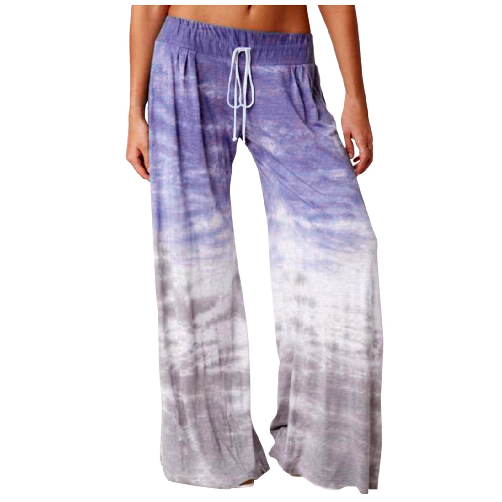 Tie-Dye Elastic Waist Pants