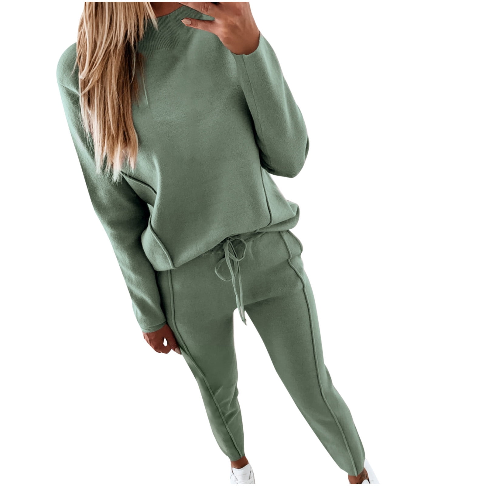 Turtleneck jogger set new arrivals