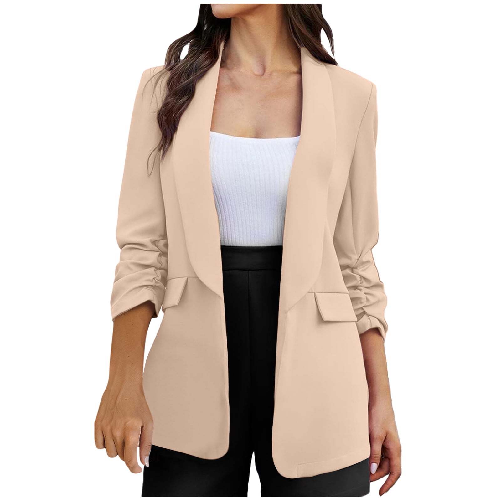 Blazer Workwear Shein Blazer Dama DeHolifer Women's Blazer Long