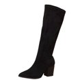 thumbnail image 1 of DeHolifer Women's Boots Pointed Toe Mid-Heel Comfortable Knee-High Boots with Side Zipper, 1 of 8