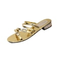 thumbnail image 1 of DeHolifer Women's Casual Slippers Strap Spring Summer Comfortable Outdoor Low-Heeled Slippers, 1 of 8