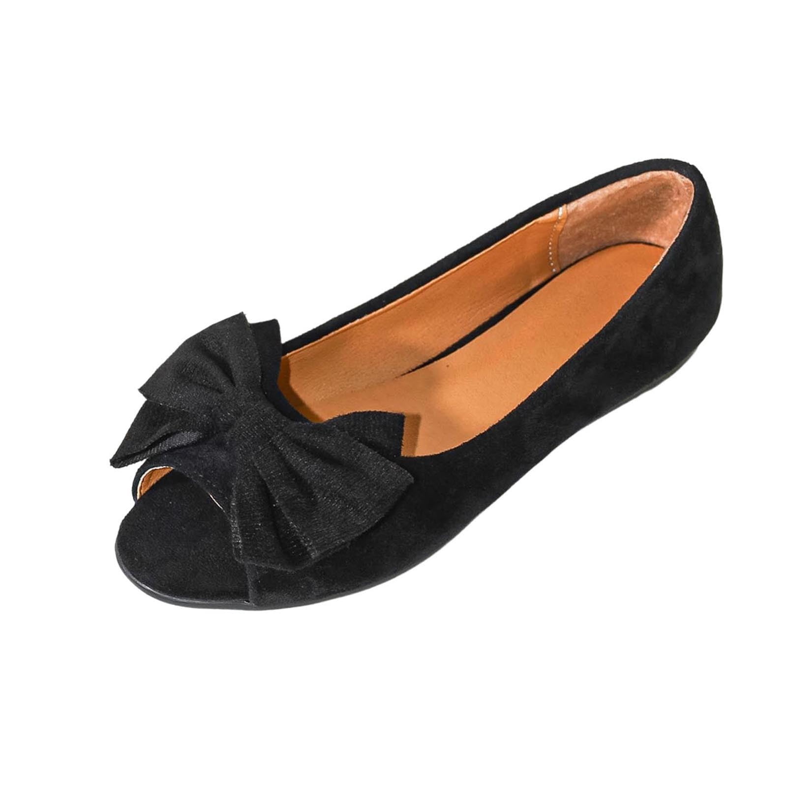 Interesting Peep Toe Ballerina Shoes Images